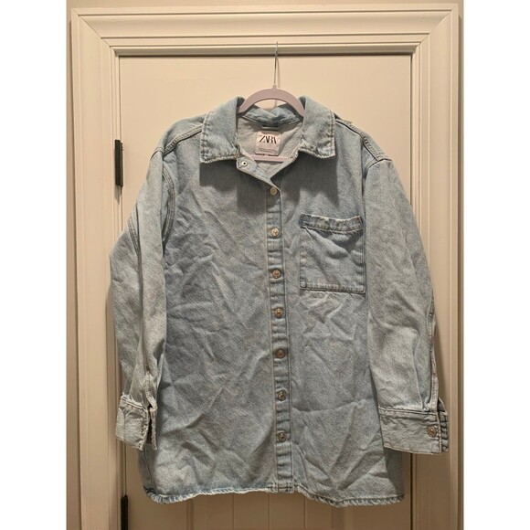 Zara Jacket or Top Denim - Picture 1 of 7
